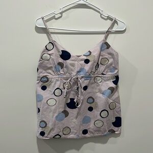 Women’s polka dot tank top